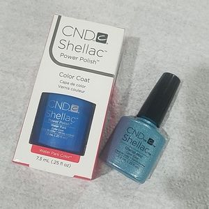 CND Shellac Glacial Mist and WaterPark